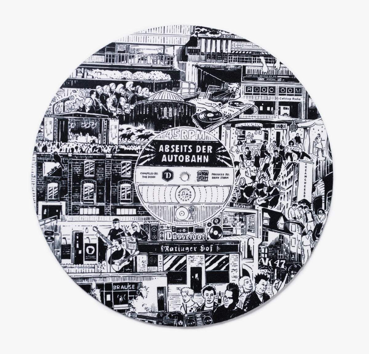 Slipmat Abseits der Autobahn by Brian Storm